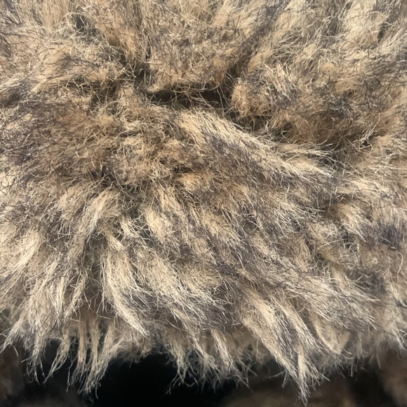 Lids Winter Trappers Tan Plaid Hat Cap Woman's One Size Faux Fur Lined - Picture 2 of 11